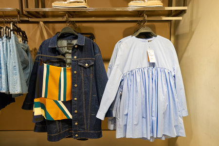 HONG KONG - CIRCA JANUARY, 2016: inside of a store in Hong Kong. Shopping is a widely popular social activity in Hong Kong.のeditorial素材