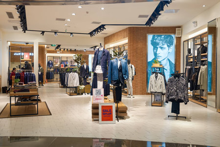 SHENZHEN, CHINA - FEBRUARY 05, 2016: inside of KK Mall in Shenzhen. Shenzhen has excellent shopping...