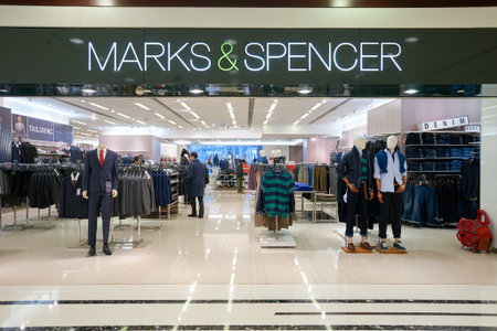 HONG KONG - CIRCA JANUARY, 2016: Marks and Spencer store in Hong Kong. Marks and Spencer plc is a...