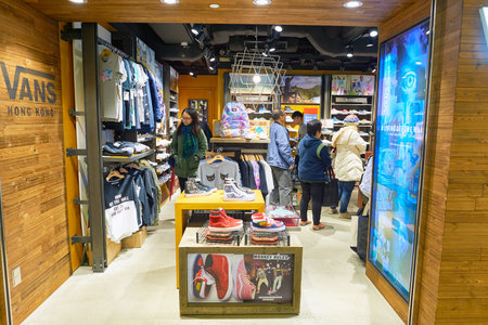 HONG KONG - CIRCA JANUARY, 2016: a store at a shopping mall in Hong Kong. Hong Kong is major...