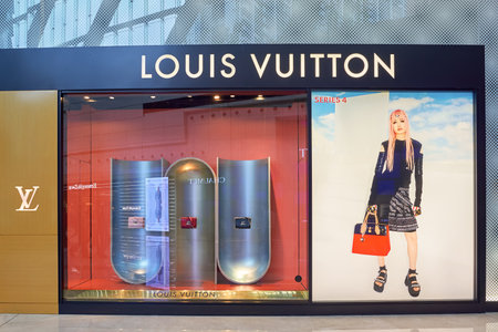 HONG KONG - JANUARY 26, 2016: Louis Vuitton store at the Elements shopping mall. Elements is a large...