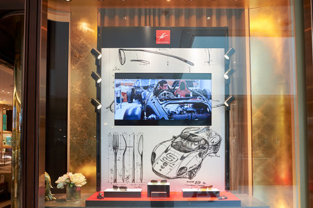 HONG KONG - JANUARY 26, 2016: a display window of a store at the Elements shopping mall. Elements is...