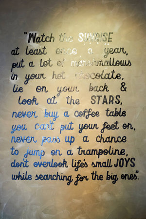 HONG KONG - OCTOBER 25, 2015: inside Kinsale restaurant. Kinsale is a restaurant located in Hong Kong's Kennedy Town.のeditorial素材