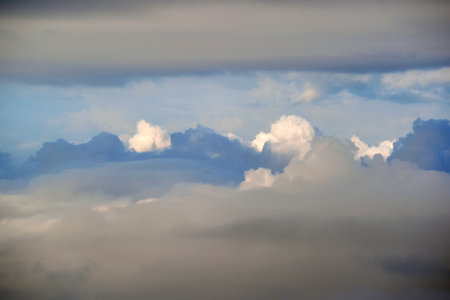 Aerial view from a jet aircraft