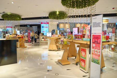 HONG KONG - CIRCA NOVEMBER, 2016: cosmetics for sale in Hong Kong. Hong Kong's cosmetics market is...