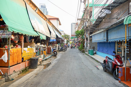PATTAYA, THAILAND - CIRCA FEBRUARY, 2016: Pattaya at daytime. Pattaya is a resort city in Thailand.のeditorial素材