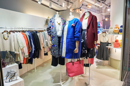 HONG KONG - CIRCA JANUARY, 2016: a store in Hong Kong. Shopping is a widely popular social activity...