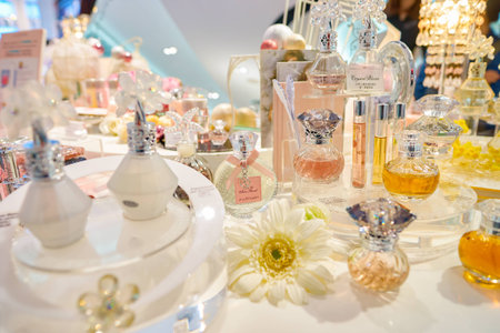 HONG KONG - CIRCA NOVEMBER, 2016: cosmetics for sale in Hong Kong. Hong Kong's cosmetics market is...