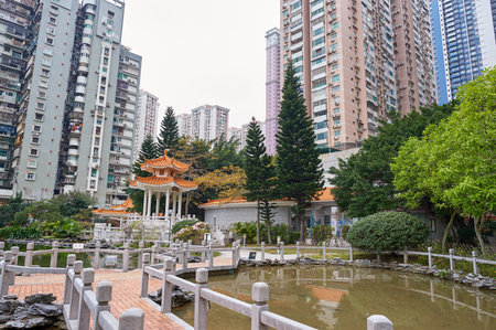 MACAO - CIRCA FEBRUARY, 2016: Macao at daytime. Macao is an autonomous territory on the western side of the Pearl River Delta in East Asia.のeditorial素材