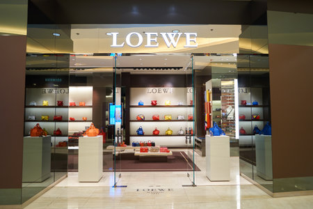 HONG KONG - CIRCA NOVEMBER, 2016: Loewe store at the Elements shopping mall. Elements is a large...