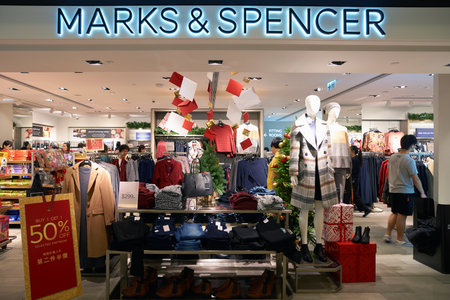 HONG KONG - CIRCA NOVEMBER, 2016: a store in Hong Kong. Shopping is a widely popular social activity in Hong Kong.のeditorial素材