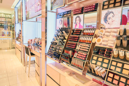 HONG KONG - CIRCA NOVEMBER, 2016: cosmetics store at the Elements shopping mall in Hong Kong.のeditorial素材