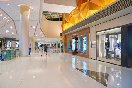 HONG KONG - CIRCA NOVEMBER, 2016: inside the Elements shopping mall. Elements is a large shopping...