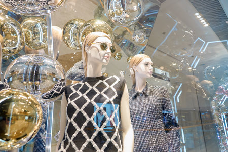 HONG KONG - CIRCA NOVEMBER, 2016: display in a store at the Elements shopping mall.のeditorial素材