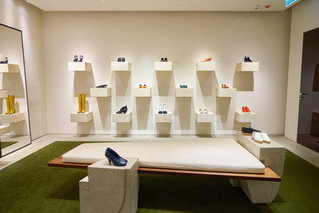 HONG KONG - CIRCA NOVEMBER, 2016: inside a store at the Elements shopping mall. Elements is a large shopping mall located on 1 Austin Road West, Tsim Sha Tsui, Kowloon, Hong Kongのeditorial素材