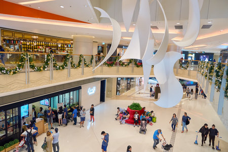 HONG KONG - CIRCA NOVEMBER, 2016: inside the Elements shopping mall. Elements is a large shopping...