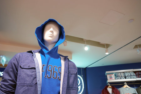 HONG KONG - CIRCA NOVEMBER, 2016: inside a store in Hong Kong. Shopping is a widely popular social activity in Hong Kong.のeditorial素材