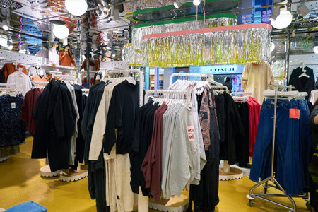 HONG KONG - CIRCA NOVEMBER, 2016: inside a store in Hong Kong. Shopping is a widely popular social...