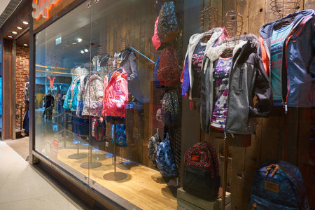 HONG KONG - CIRCA NOVEMBER, 2016: a store in Hong Kong. Shopping is a widely popular social activity in Hong Kong.のeditorial素材