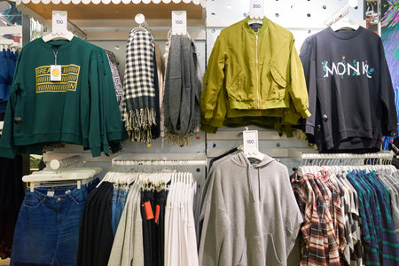 HONG KONG - CIRCA NOVEMBER, 2016: inside a store in Hong Kong. Shopping is a widely popular social...