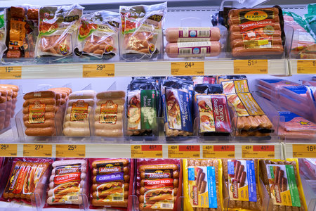 HONG KONG - CIRCA NOVEMBER, 2016: inside Taste supermarket. Taste is a chain supermarket in Hong Kong owned by AS Watsonのeditorial素材