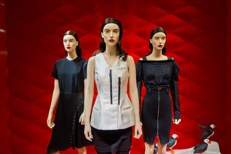 HONG KONG - NOVEMBER 23, 2016: inside of Louis Vuitton store. Louis Vuitton Malletier is a French fashion house.のeditorial素材