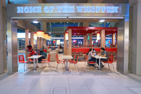 COLOGNE, GERMANY - CIRCA SEPTEMBER, 2014: inside Cologne Bonn Airport.