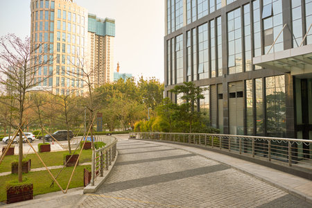 SHENZHEN, CHINA - MARCH 01, 2016:  Longgang urban landscape at daytime. Longgang District is one of the six districts of Shenzhen, China.のeditorial素材