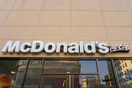 SEOUL, SOUTH KOREA - CIRCA MAY, 2017: McDonald's restaurant in Seoul. McDonald's is an American...