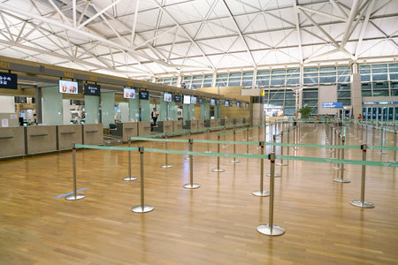 INCHEON, SOUTH KOREA - CIRCA JUNE, 2017: check-in area at Incheon International Airport.