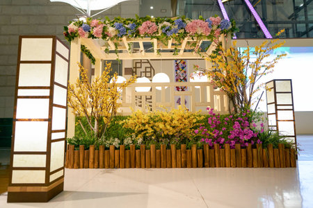 INCHEON, SOUTH KOREA - CIRCA MAY, 2017: inside Incheon International Airport.のeditorial素材