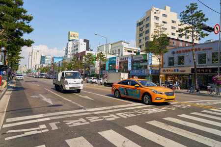 SEOUL, SOUTH KOREA - CIRCA JUNE, 2017: Seoul urban landscape. Seoul Special City is the capital and...