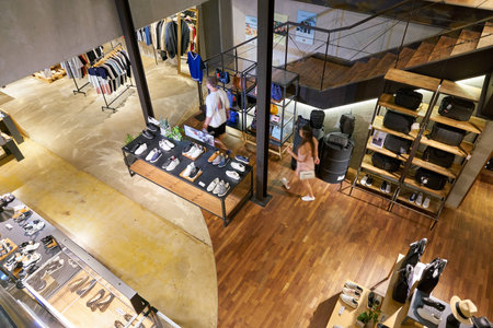 SEOUL, SOUTH KOREA - CIRCA MAY, 2017: inside a store in Seoul.のeditorial素材