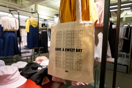 SEOUL, SOUTH KOREA - CIRCA MAY, 2017: inside a store in Seoul.のeditorial素材