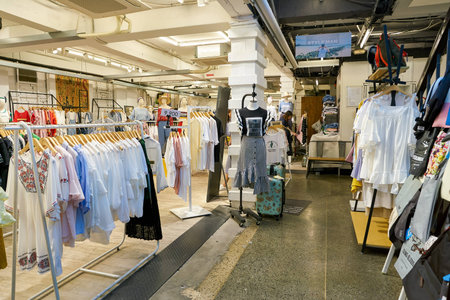 SEOUL, SOUTH KOREA - CIRCA MAY, 2017: inside a store in Seoul.