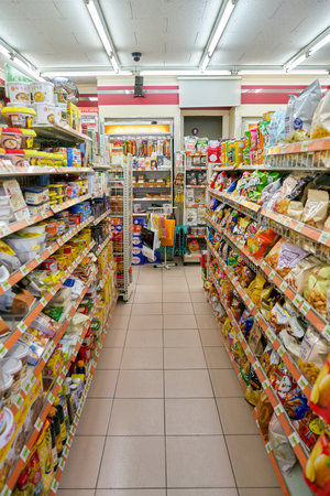 SEOUL, SOUTH KOREA - CIRCA MAY, 2017: inside 7-11 convenience store sign. 7-Eleven is an...