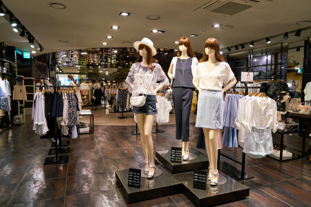 SEOUL, SOUTH KOREA - CIRCA MAY, 2017: inside a store in Seoul.のeditorial素材