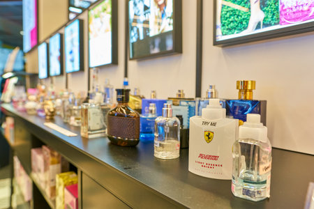 SEOUL, SOUTH KOREA - CIRCA MAY, 2017: goods on display at Aritaum shop in Seoul.