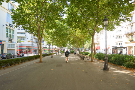 PARIS, FRANCE - CIRCA SEPTEMBER, 2014: Paris urban landscape.のeditorial素材