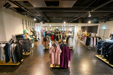 SAINT PETERSBURG, RUSSIA - CIRCA AUGUST, 2017: inside Freedom store at Galeria shopping center....