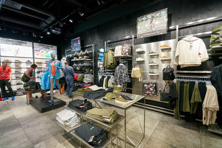 SAINT PETERSBURG, RUSSIA - CIRCA AUGUST, 2017: Puma store at Galeria shopping center. PUMA SE is a...