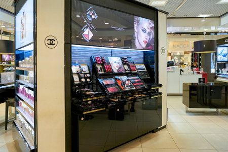 SAINT PETERSBURG, RUSSIA - CIRCA OCTOBER, 2017: inside Stockmann Nevsky Center shopping center in...