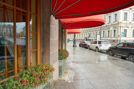 SAINT PETERSBURG - CIRCA OCTOBER, 2017: Saint Petersburg urban landscape at daytime.のeditorial素材