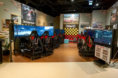 BUSAN, SOUTH KOREA - MAY 28, 2017: Play Zone at Lotte Department Store.