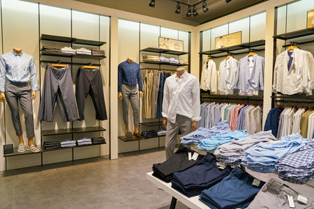 BUSAN, SOUTH KOREA - MAY 28, 2017: Giordano store at Lotte Department Store