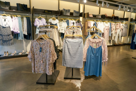 BUSAN, SOUTH KOREA - CIRCA MAY, 2017: inside a MIXXO store in Busan.