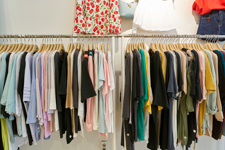 BUSAN, SOUTH KOREA - CIRCA MAY, 2017: inside a store in Busan.のeditorial素材