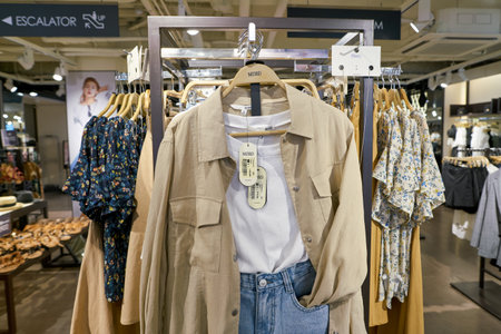 BUSAN, SOUTH KOREA - CIRCA MAY, 2017: inside a MIXXO store in Busan.のeditorial素材