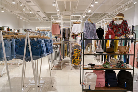 BUSAN, SOUTH KOREA - CIRCA MAY, 2017: inside a store in Busan.のeditorial素材