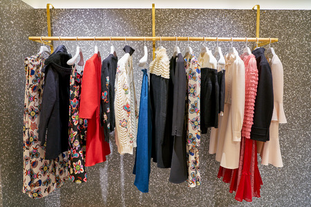 ROME, ITALY - CIRCA NOVEMBER, 2017: Valentino clothing on display at a second flagship store of...